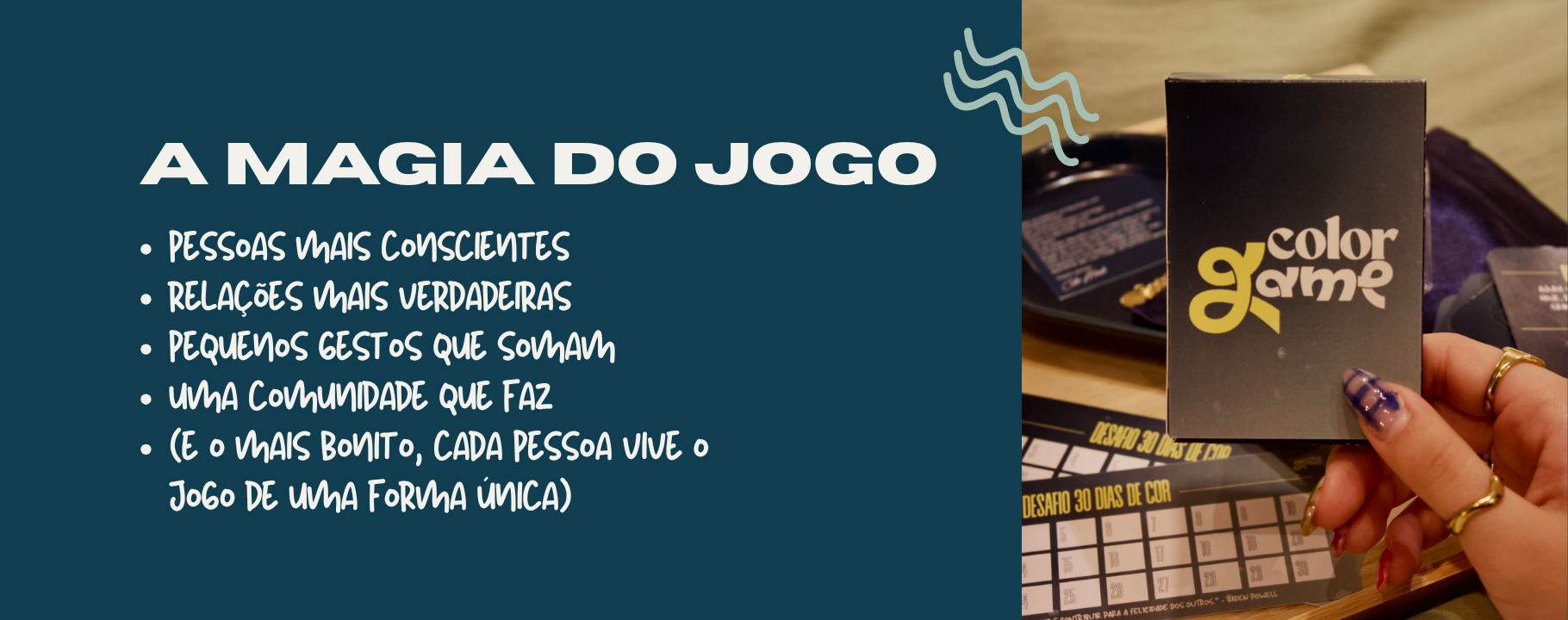 A magia do Color Game